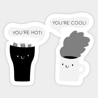 You're Hot, You're Cool Sticker